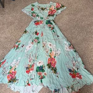 Turquoise Light Dress